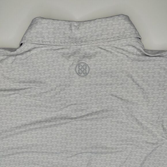 G/Fore Polo Shirt Mens Large Golf Performance Short Sleeve White (Read Desc) - Picture 5 of 10